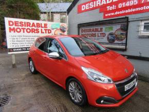 PEUGEOT 208 at Desirable Motors Ltd Tredegar