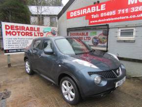 NISSAN JUKE at Desirable Motors Ltd Tredegar