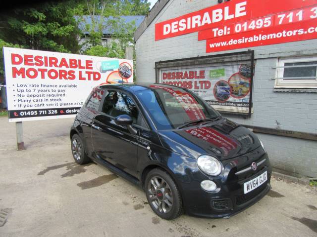 Fiat 500 1.2 S 3dr Hatchback Petrol Black