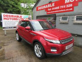 LAND ROVER RANGE ROVER EVOQUE at Desirable Motors Ltd Tredegar