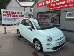 FIAT 500 at Desirable Motors Ltd Tredegar