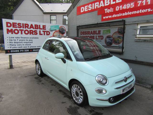 Fiat 500 1.2 Lounge 3dr Hatchback Petrol Green