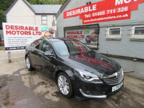 VAUXHALL INSIGNIA at Desirable Motors Ltd Tredegar